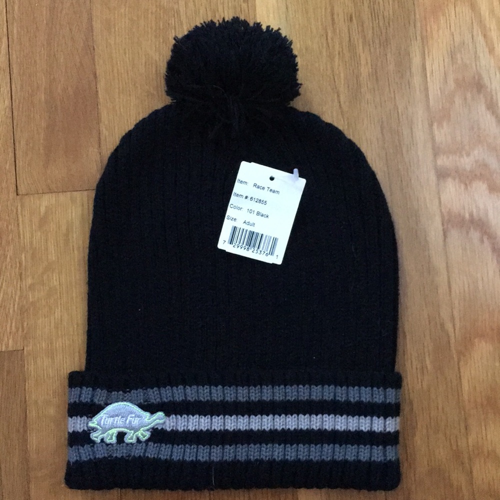 Black Turtle Fur hat adult men’s NEW - Picture 1 of 3